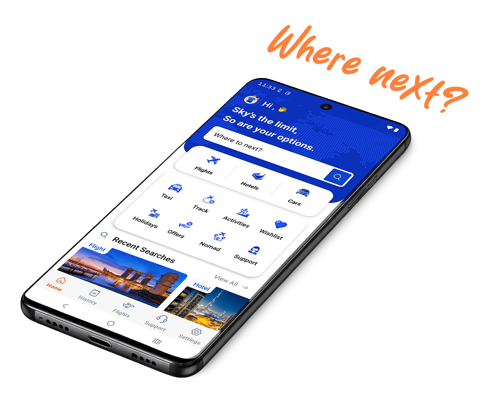 FareFirst app preview on phone